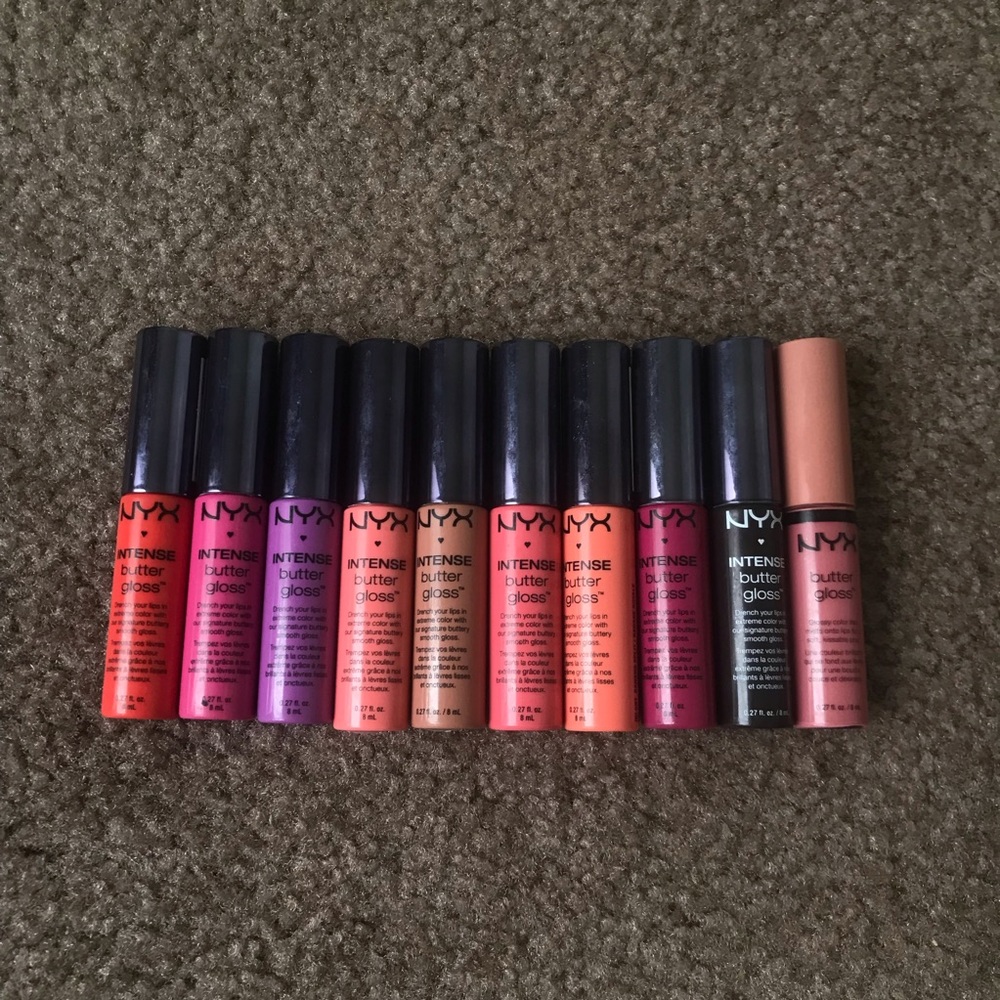 NYX buttergloss collection!